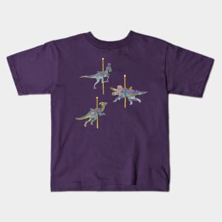 Carousel Dinosaurs- Series of 3 Kids T-Shirt